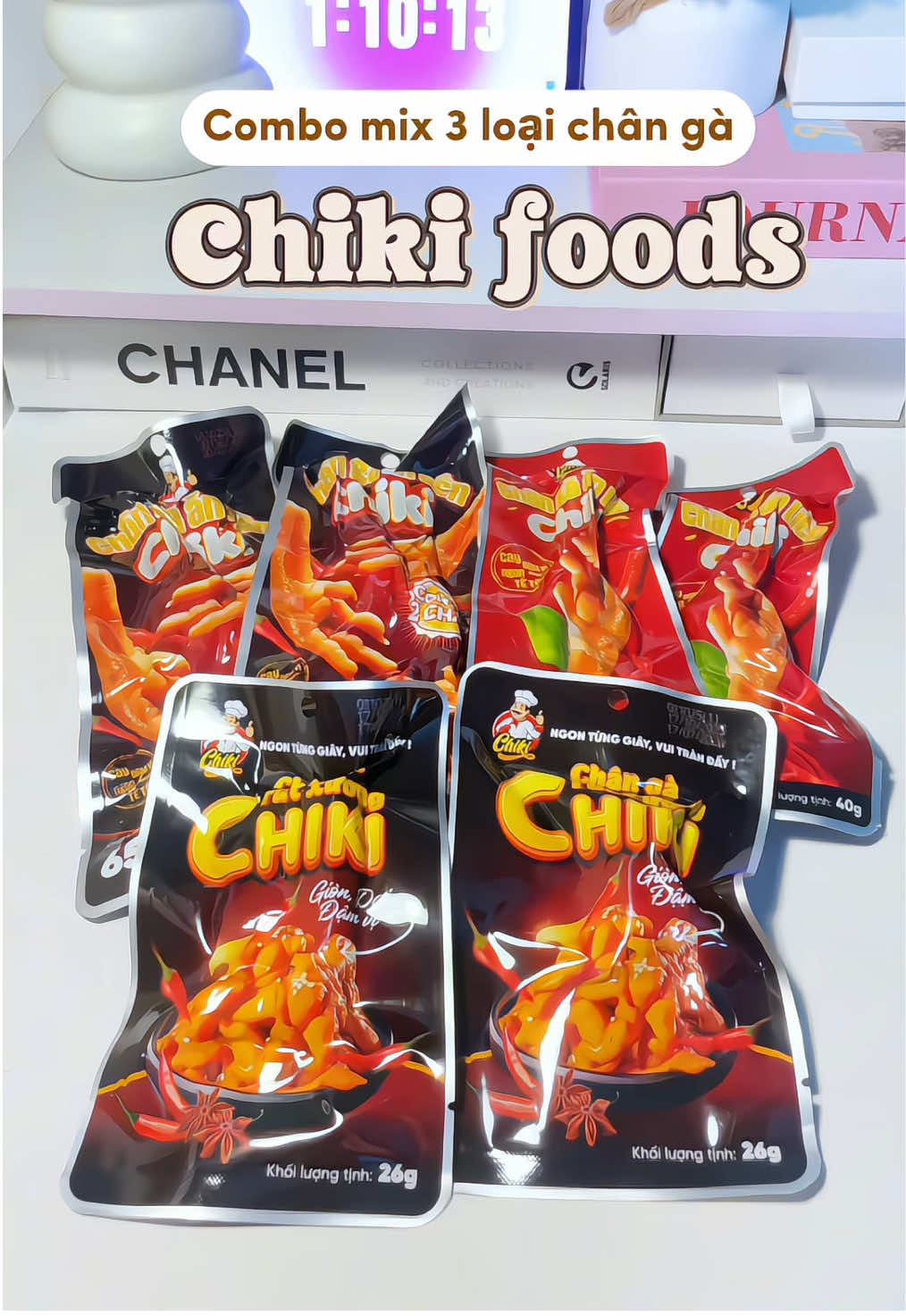 Combo chân gà mix 3 loại của CHIKI FOODS😋💕🫶🏻✨ #chikifoods #changachikifoods #anvat#xh #viral 