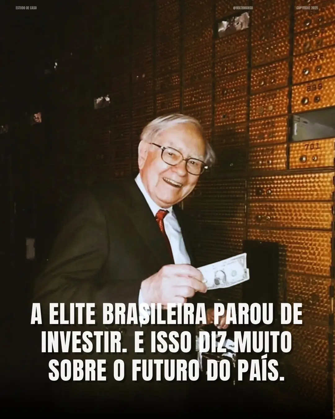 O Brasil vive um paradoxo econômico: recompensa quem guarda e pune temporariamente quem constrói. Quando a Selic está em 15%, o dinheiro parado vira um produto rentável. O custo do capital dispara — e isso muda toda a lógica de crescimento. Quem quer investir em um negócio enfrenta juros altos, crédito mais caro, risco maior e retorno mais incerto. Para crescer, precisa se endividar pagando caro por cada real emprestado. É o Estado dizendo, na prática: “arriscar custa mais do que ficar quieto.” Já quem aplica na renda fixa recebe um rendimento alto, nominal e com risco quase zero. Você não precisa inovar, empregar ou empreender para ganhar mais do que boa parte dos negócios lucram em um ano inteiro. No fim das contas, a economia avança menos pelo esforço produtivo — e mais pelo prêmio pago a quem decide não se mover. Esse é o ponto: não é ideologia, é matemática. #economia #macroeconomia #selic #juros #inflação 