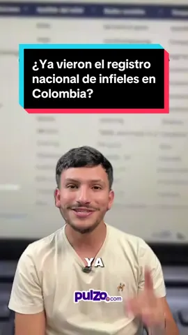 Ojo que el registro nacional de infieles le puede causar un problema legal por infringir la ley de protección de datos. #infieles #colombia #viral #fyp 