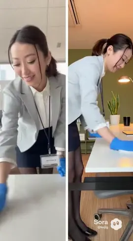 #みんなはデスク掃除してる？　#オフィス　#OL #お掃除