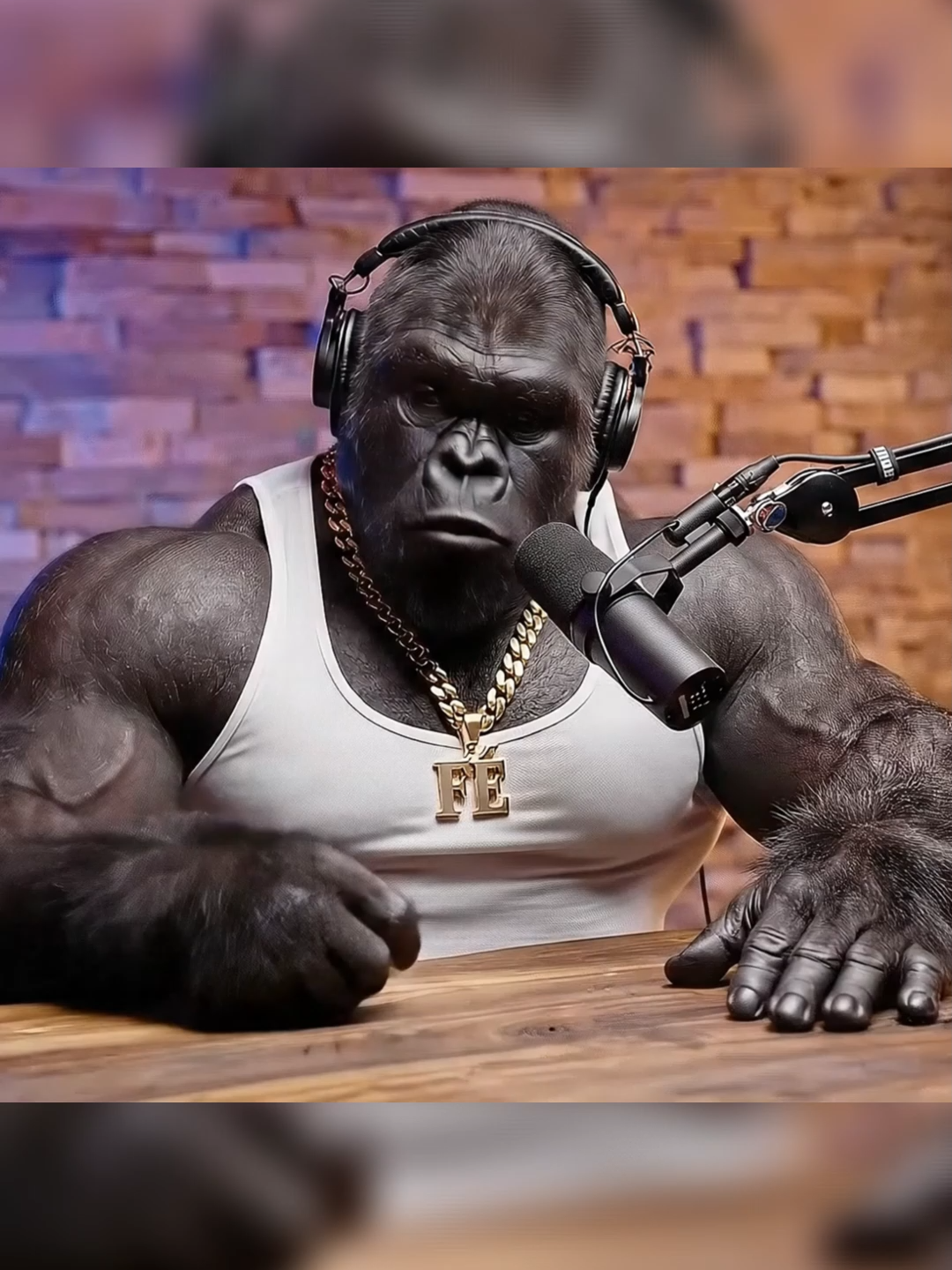 porquê que você come qualquer coisa? #reflexão #motivacional #motivação #julio #balestrin #juliobalestrin #gemini #veo3 #inteligenciaartificial #gorila #podcast