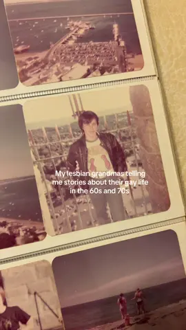 My lesbian grandmas going through their old photo albums with me sharing stories of their gay life in the 60s and 70s… everything about their gay life was hidden from me growing up so this was such a special moment for all of us. They had me cracking up for hours 😭😭 #wlw #mlm #gay #gaytiktok #lesbiansoftiktok 