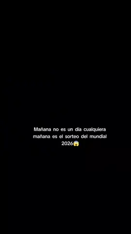 Mañana es el sorteo del mundial 2026 💀😱...
