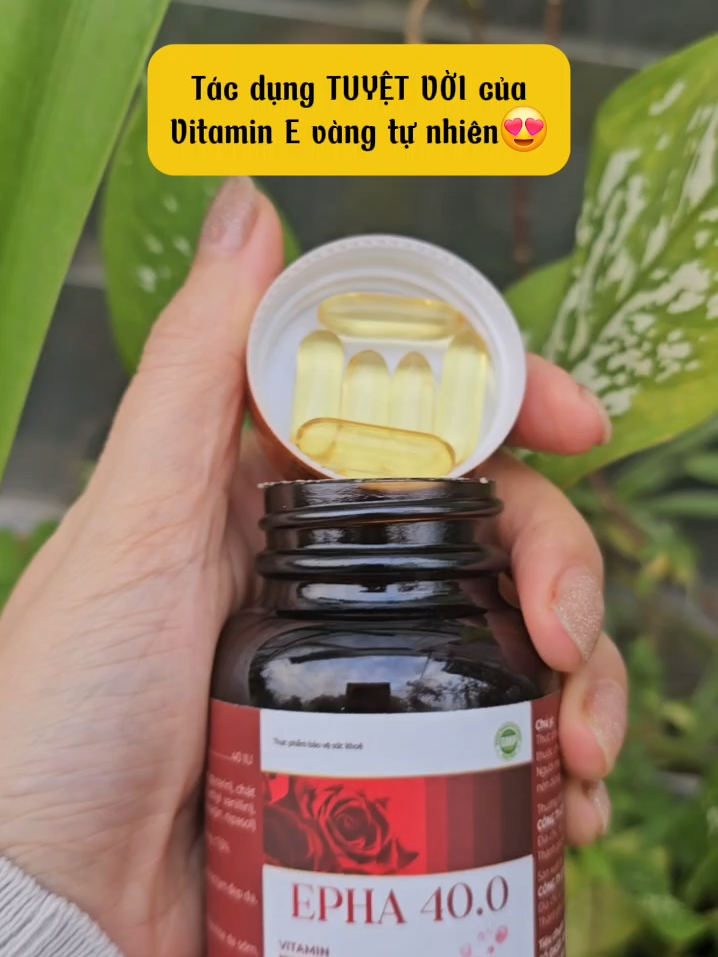 Tác dụng tuyệt vời của Vitamin E vàng #Vitamine#trangda#duongam#mypham#lamdep#chamsocda