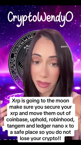 🚨Get your XRP and other crypto out of any exchanges and ledgers if you don't want to lose them including Nono X, Coinbase, Uphold, Robinhood, etc🚨#xrp #xrparmy #cryptowendyo #newyorker 