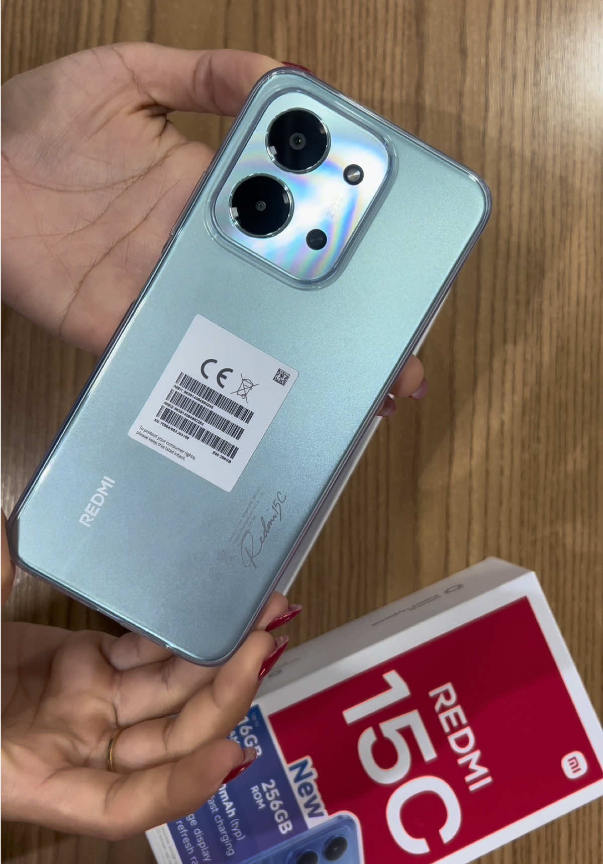 REDMI 15C ✨ 🔋Bateria de 6000mAh que vai te acompanhar o dia todo  🔌Carregamento rápido 33W  📲Tela gigante de 6.9 polegadas  🤳Câmera dupla de 50 megapixels  🛜 NFC #xiaomi #redmi #viral #fyp 