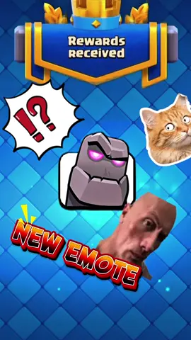 ¡¡Nuevo Emote Golem!! #clashroyale #foryou #viral 