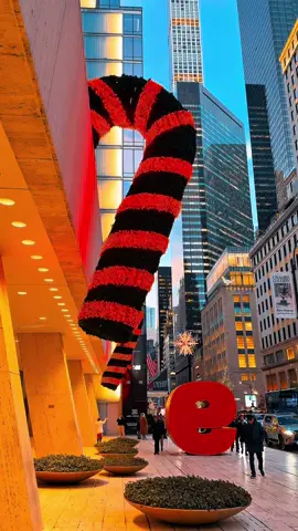Christmas magic on 5th Avenue NYC. #travel #newyork #newyorkcity #fyp #viral_video 