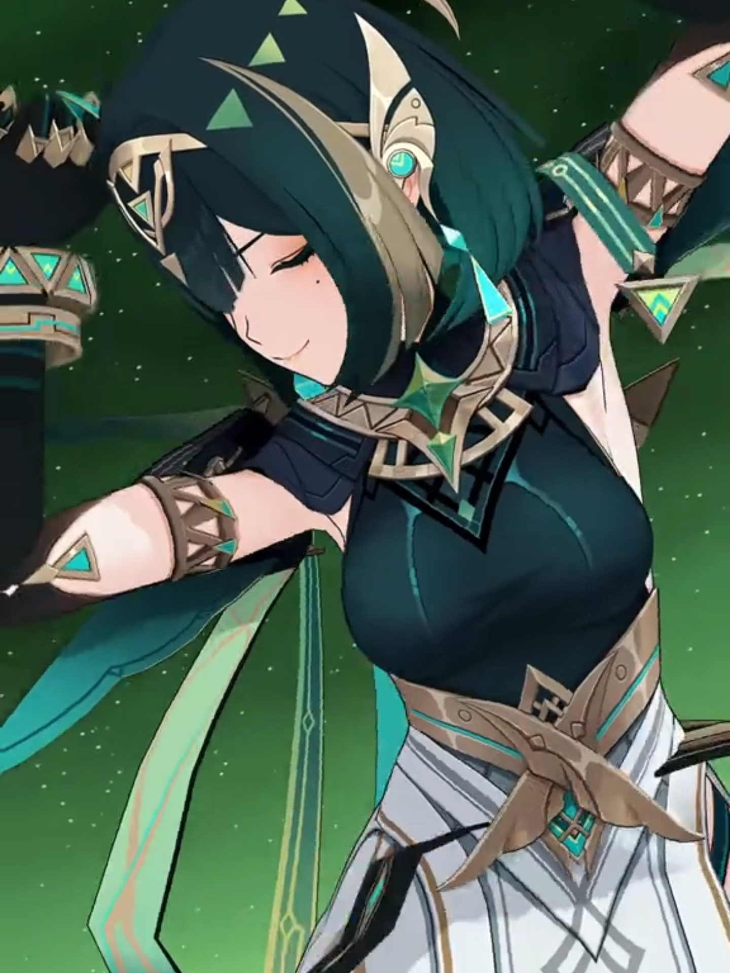 Nefer Qloo Dance (DARE FORTNITE) 【Genshin impact MMD】 #nefer #ネフェル #原神 #genshinimpact