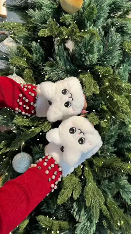 Găng tay hở ngón, găng tay lông thỏ mềm mại đáng yêu giữ ấm mùa đông#gangtay #gangtaymuadong #gangtaylongtho #thoitrang #xuhuong