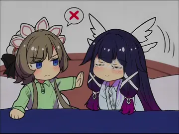 Artist HimeHinghoi#GenshinImpact #columbina #sandrone #fyp 