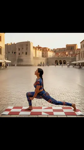 跟著瑜伽趣旅行：克羅埃西亞 #ai #瑜伽 #yogagirl #croatia🇭🇷 