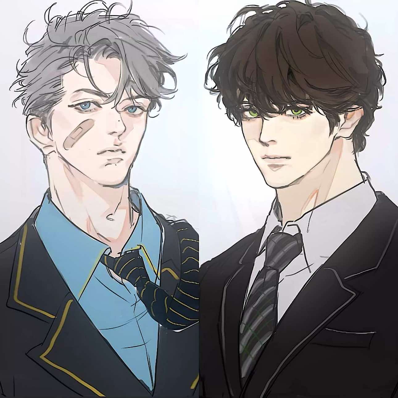 i love the vibes of this manhwa #nerdprojectmanhwa #andrewyoung #lukedavis #nerdproject #moodboardaesthetic 