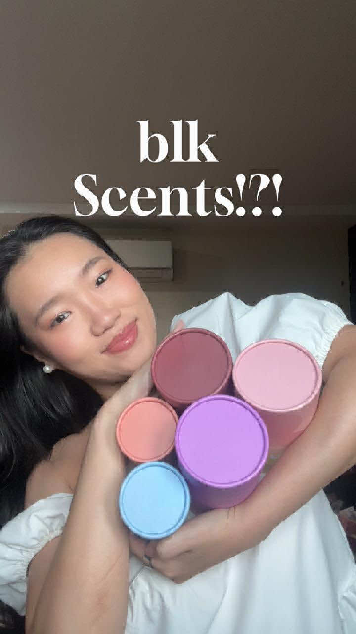 meet blk scents! @blk cosmetics is now entering fine fragrances with 5 scents crafted as bottled up moments, made to last 🌟 🩵 Lazy Mornings - fig, grapefruit, peony, vanilla orchid, white musk, cotton 💚 Al Fresco Summer - tangerine, lemon, lily of the valley, apricot, sandalwood, tonka bean 🩷 Candied Kisses - apple, strawberry, english rose, chantilly, vanilla 💜 Slow Dance - freesia, pear, turkish rose, peony, vetiver, cashmeran 🤎 Quiet Ember - bergamot, orange, neroli, lily, amber, cedarwood #perfumery #perfumesph #perfumetok #fragrancetok #blk 