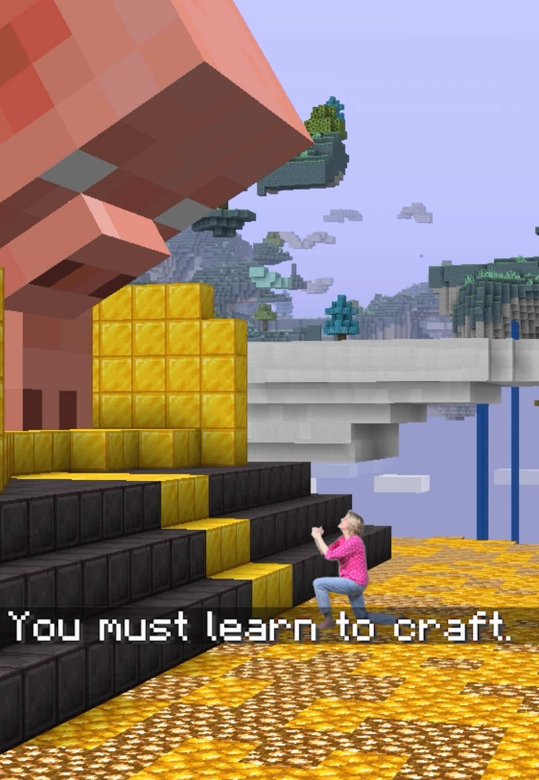 Lessons from the Great Pig #Minecraft #minecraftmemes #fypシ 