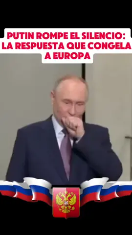 Putin rompe el silencio: La respuesta que congela a Europa  #alertaglobal #rusia #Europa #Kremlin #noticiasmundiales 