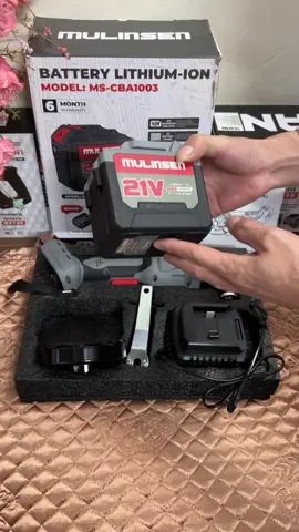 Combo Pin 20Cell MULINSEN MS-CBA1003 Kèm Thân Máy Mài Pin MULINSEN MS-AP100BL Kèm Sạc Nhanh 1.5A Và Phụ Kiện ,Chân Pin Phổ Thông#giadungdienmay24h #thinhhanhtiktok #xuhuong #thinhhanh #xuhuongtiktok #hot #hottrend #lenxuhuong 