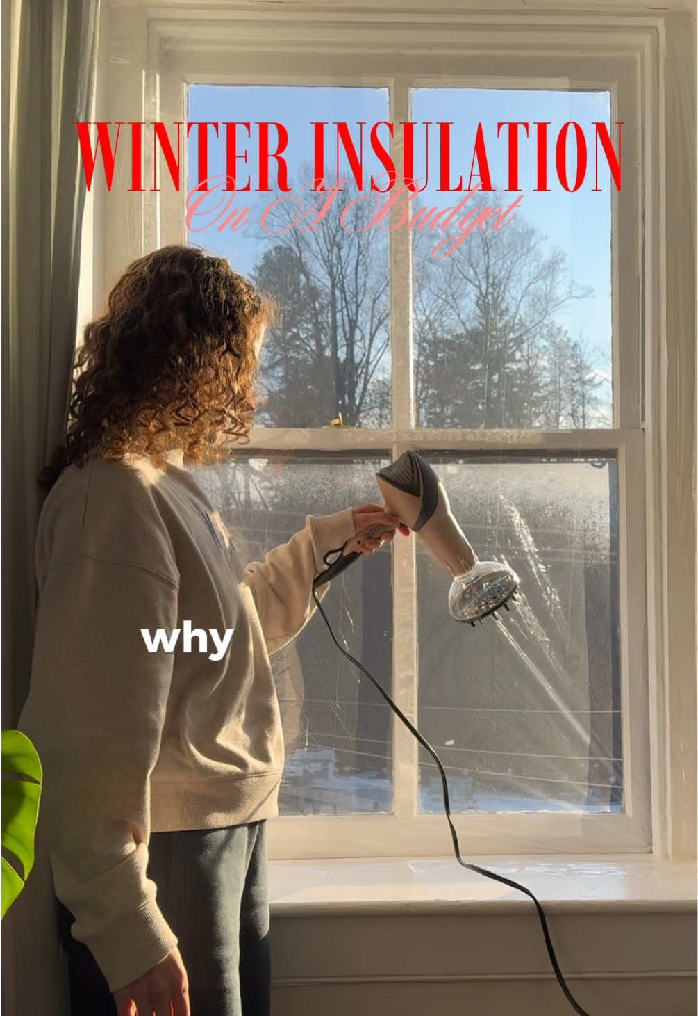 If you have leaky windows, you need this in your life!! the kit I use is linked in my bio ❄️💸  Every 20s girl needs a 60-year-old work dad in her life 😭 Mine taught me that drafty windows can be fixed with a $5 insulation kit, and now I put one up every winter. Takes a few minutes, saves you money, and makes your whole apartment feel warmer. Follow for more ways to save money in the everyday areas of adult life. #windowinsulation #budgettok #savemoney #adultinghacks #frugalliving #budgethome #winterlife #apartmenthacks #moneysavingtips #renting #homeowner  