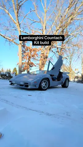 The weatherman predicts heavy drifts😎 #lamborghinicountach #countach #carsofinstagram #carbuild #srp 