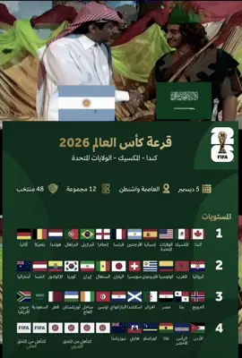 #قرعة_كأس_العالم #السعودية #الارجنتين 