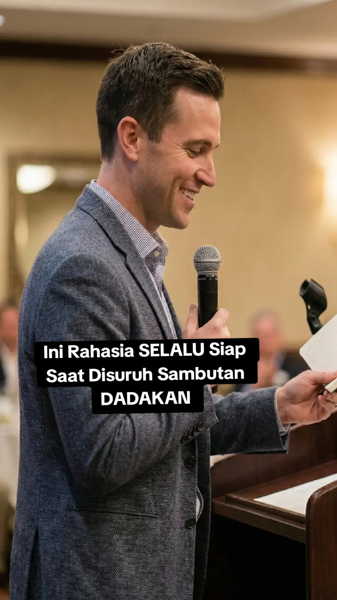 Ini adalah keterampilan yang sangat berharga (soft skill) yang bisa meningkatkan wibawa Anda. Kunci dari sambutan dadakan bukanlah menjadi puitis, melainkan terstruktur dan tenang. ​Berikut adalah panduan praktis dan 