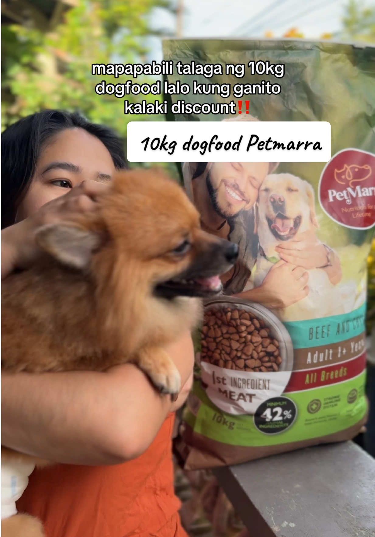 Mas malaki naman kasi natitipid ko pag itong 10kg ang kinukuhang dogfood ng petmarra  #dogfood #petmarra #petmarradogfood #dogfoodrecommendation #dogdryfood 