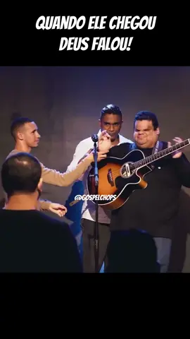 Quando ele chegou, Deus falou! 🙏 #gospelchops #bateristagospel #bateristasevangelicos 