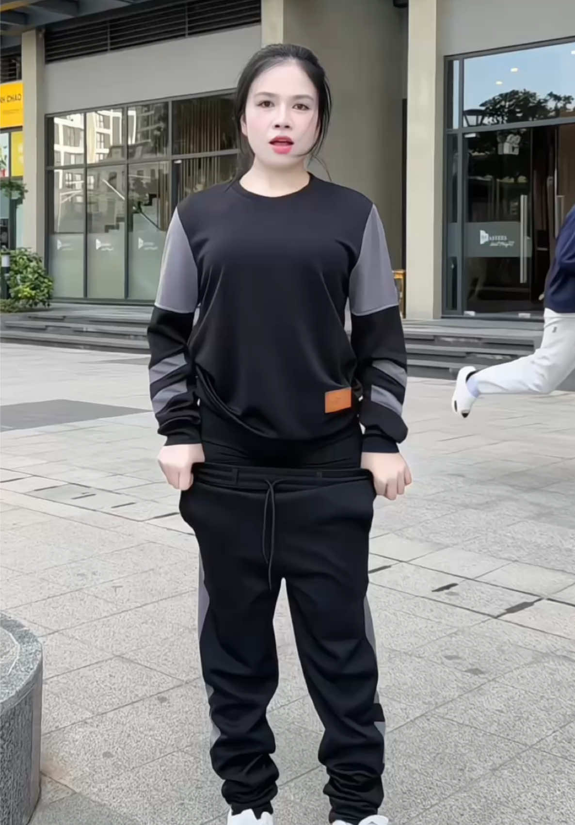 Bộ quần áo Nam cổ tròn dài tay