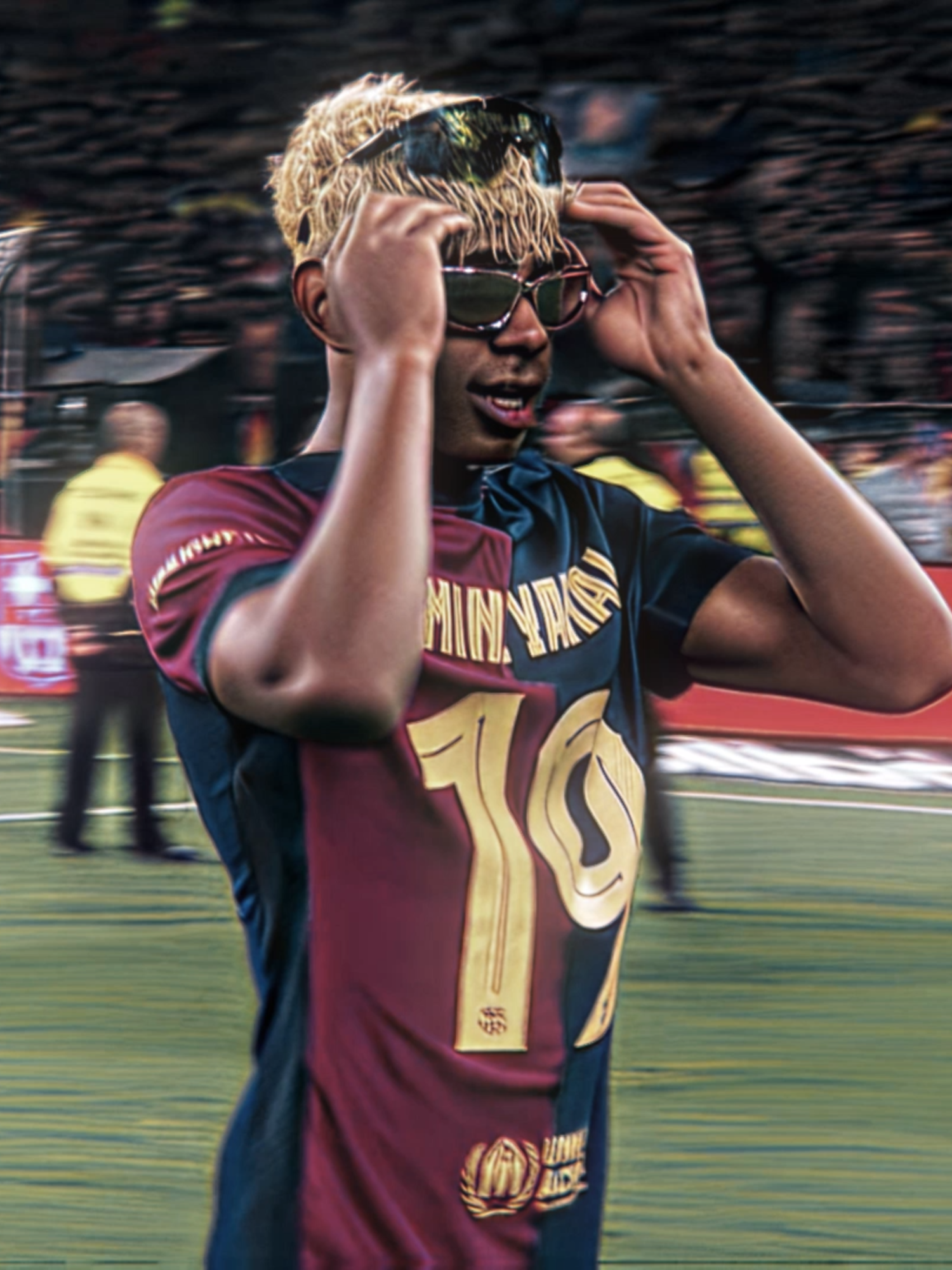 The loop at the end 🤩😍 #lamineyamal #barcalonafc #yamaledit #edit #fyp #aftereffects