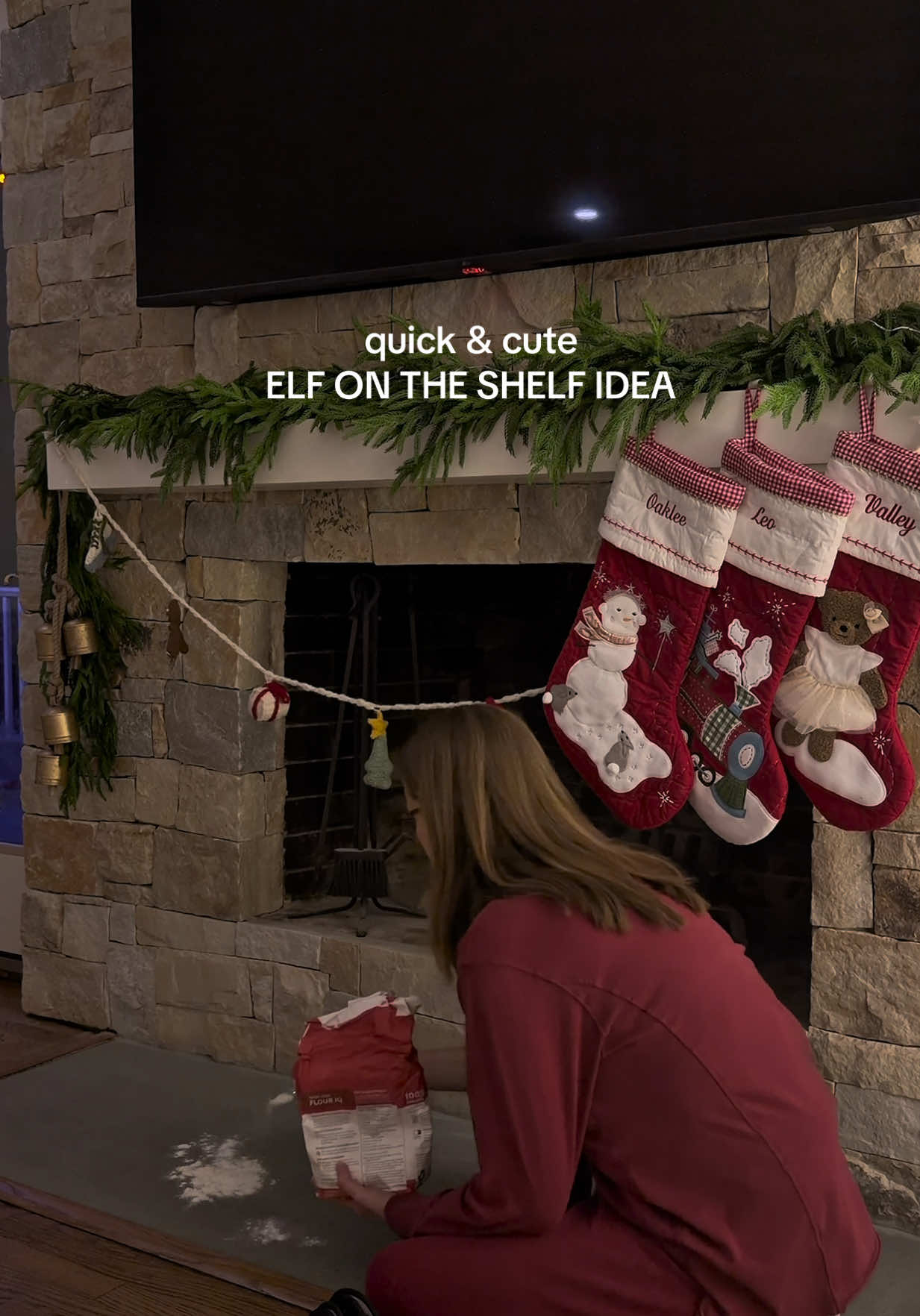 This better vacuum up easily🤣😅 #elfontheshelf #elfontheshelfideas #christmastraditions #christmastok #momlife 