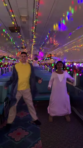 The duo has reunited 🤣🚊🔥 ( @nia renee ; @Delaware River Railroad ) #jerseyclub #dancing #trend #viral #fyp 