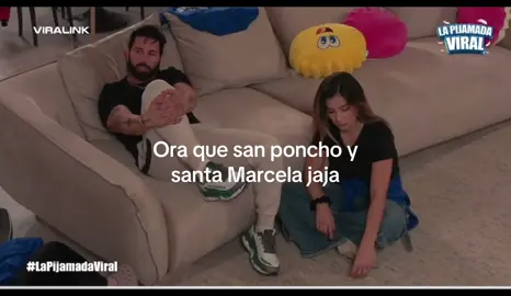 Admiración y respeto para Marcela la verdad por aguantar, yo no podría 😬#ponchodenigris#marcelamistral#doñalety#pijamadaviral#aldodenigris 
