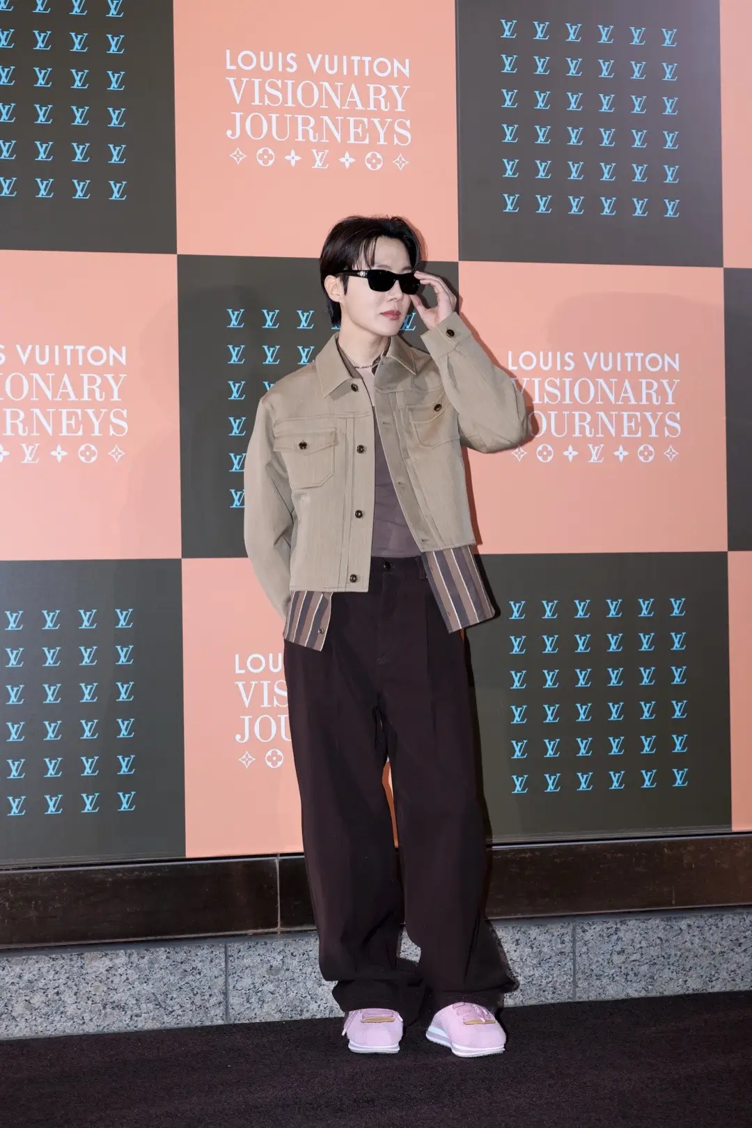 One thing about #jhope? He’s always killin’ it.  #LouisVuitton 