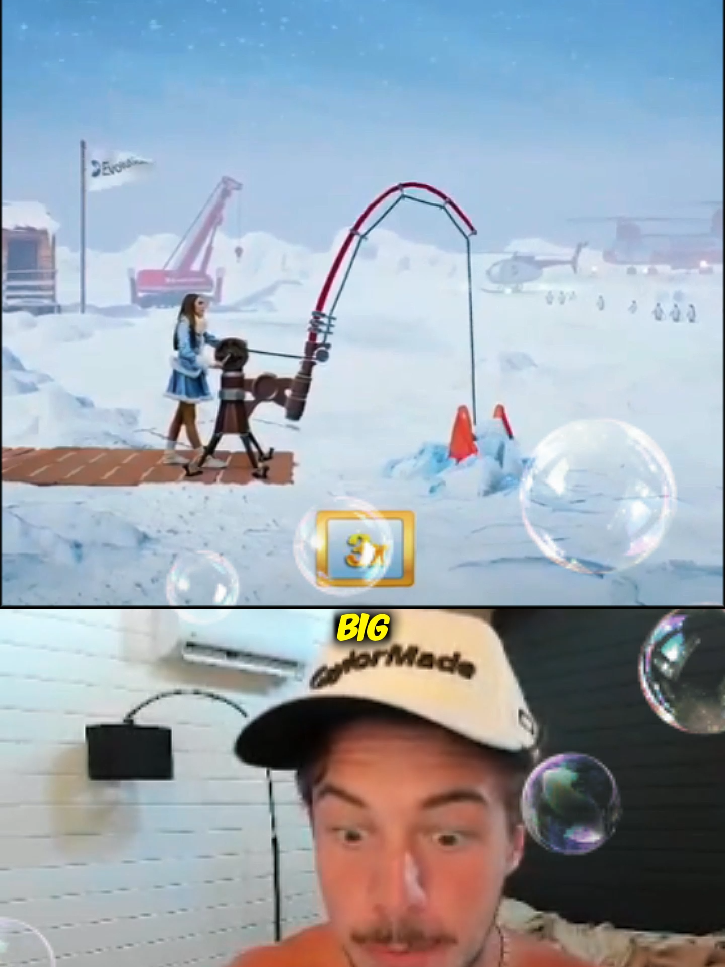 ICE FISHING  FOR A MA$ $IVE WHALE  #highlight #explore #fypシ゚viral #viral