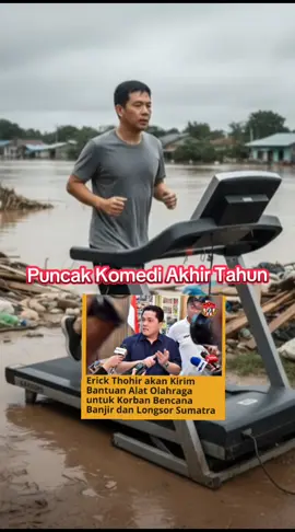 Orang Kena Musibah disuruh Olahraga, Pie To pak pak #viral #banjir 