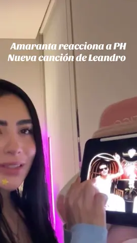 Amaranta reacciona a la nueva canción de Leandro #ph #foryou #parati #leandro #musica 