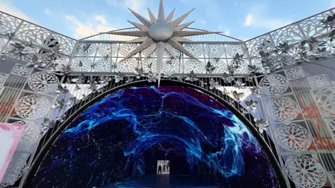 Cổng dẫn vào khu tiệc dạng đường hầm led . Tiệc cưới tỷ phú Ấn Độ tại đảo Phú Quốc.#LaTruongXuan #LaTruongXuanLuxuryWedding #indianwedding #phuquocwedding #luxurywedding 