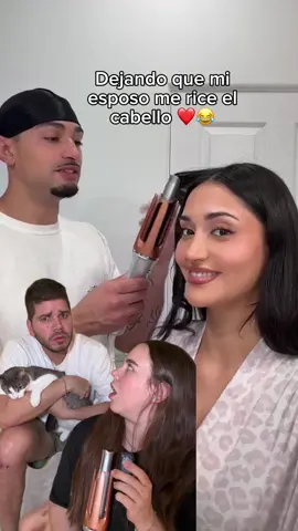 Dejando que mi esposo me rice el cabello 🩷  @SHEGLAM @SHEGLAM HAIR US  #SHEGLAM #SHEGLAMHAIR #SHEGLAMSurprise #SHEGLAMItCurl #loveislandusa 