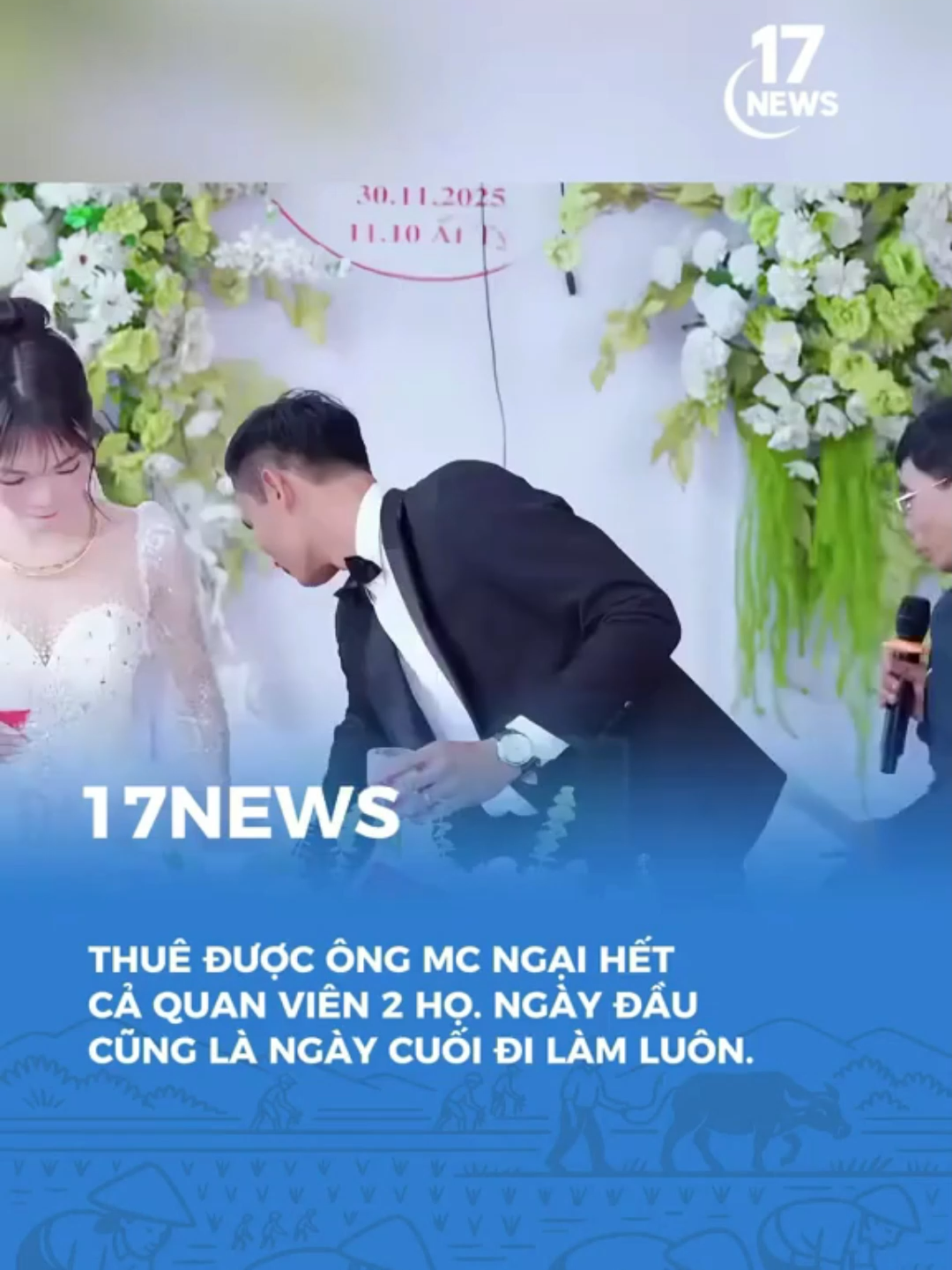 Mặt cô dâu đúng chán ngấy luôn mà =)))) #17network #17news #xh #fyp #fyn