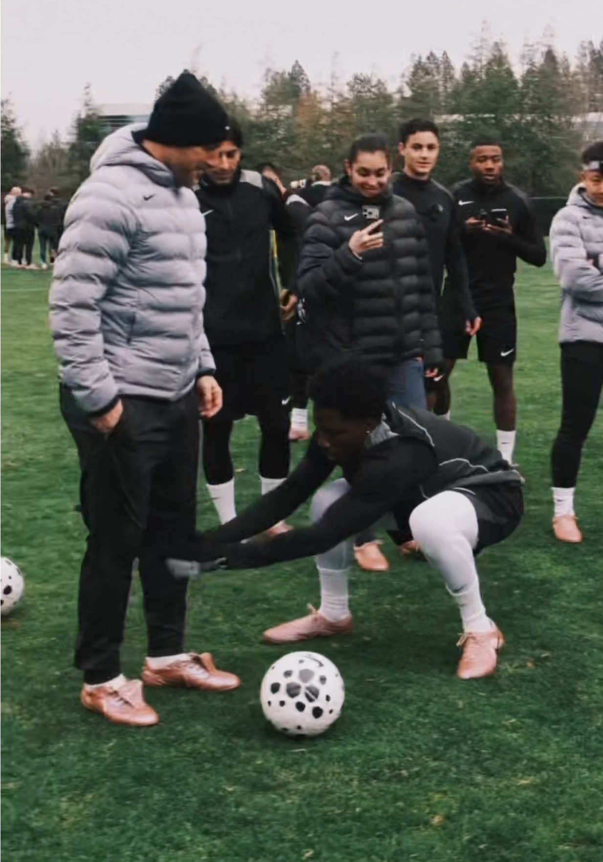 Tested the new Nike Tiempo Maestro 🌋 at the Nike Headquarters in Portland, with the legendary Francesco Totti  ,the magnificent @Croix ,the biggest dawg Diego Luna and many other ballers! My feet been thanking me all day 😂 #nike #nikefootball #tiempo #tiempomaestro #footballboots How y’all feel about these? @Nike Football 