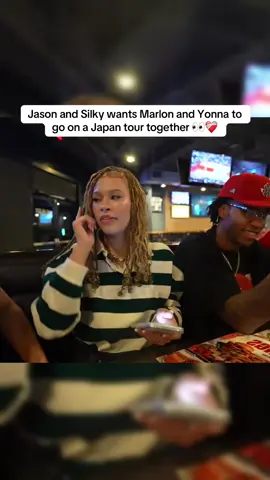 Jason and Silky wants Marlon and Yonna to go on a Japan tour together 👀❤️‍🩹 #marlon #yonna #jasontheween #silky #fyp 