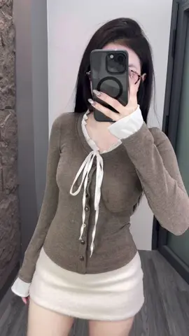 Áo nỉ tăm tay dài #aonixinh #thoitrangtiktok #xhtiktok 