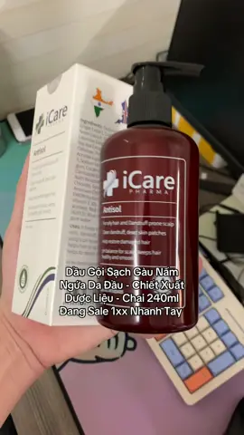 Dầu Gội Sạch Bay Gàu #icare #daugoi #daugoithaoduoc #daugoitrigau #icarepharma 
