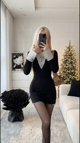 Đầm Body Cổ Sơ Mi Thư Ký Tay Loe #TiemNhaNam #OOTD #LuxuryDress #fypシ゚ #xuhuong 