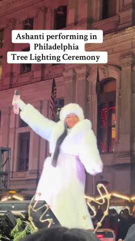 Philadelphia Tree Lighting Ceremony #ashanti 