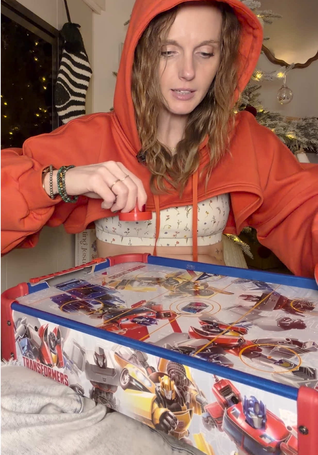 Air hockey table for Christmas is a genius idea! #airhockeytable #kidstoys #toysforkids #TikTokShopCreatorPicks #newarrivalssurge 