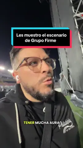 Así es el escenario de Grupo Firme y el @Orale Wey Fest en el Campín! Dejen en comentarios que les parece! #grupofirme #grupofirmeoficial 