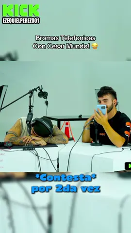 Bromas temefonicas con #cesarmundo ✌🏻😅😂 #humor #ezequielperez #bromastelefonicas #paratii 