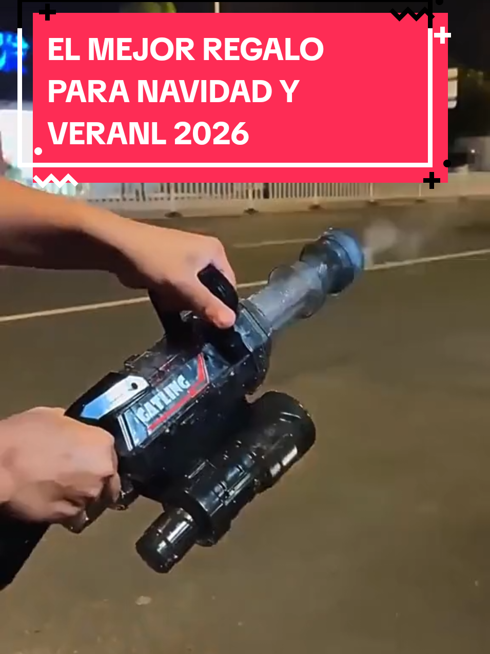 El regalo más divertido y potente para esta navidad y verano 2026. La metralleta de agua electrica 😎 Estará en promoción a precio de importación hasta el día 15 de diciembre.🥳 Escribanos al 972017409 para poder obtenerlo en descuento ☺️ #pistoladeaguaelectrica #jugueteparaniños #niños #regalosdenavidad #navidad 
