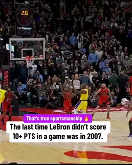 The streak is over, LeBron finished with 8 PTS but got the game winning assist 🔥 #NBA #lakers #basketball 